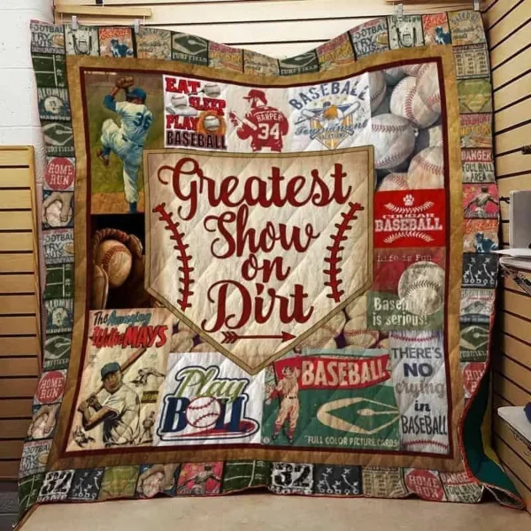 Baseball Cla1610061Q Quilt Blanket and Home Decor