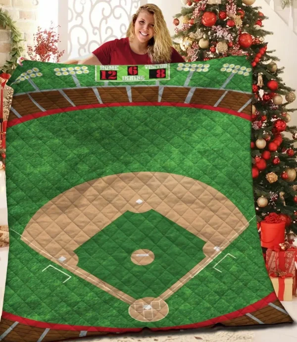 Baseball Jfj Quilt Dn and Home Decor