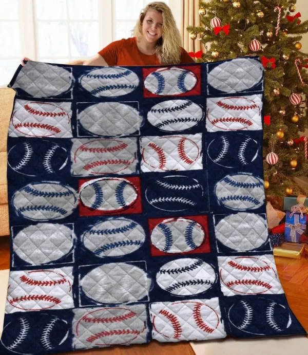 Baseball Jfj Quilt Jb and Home Decor