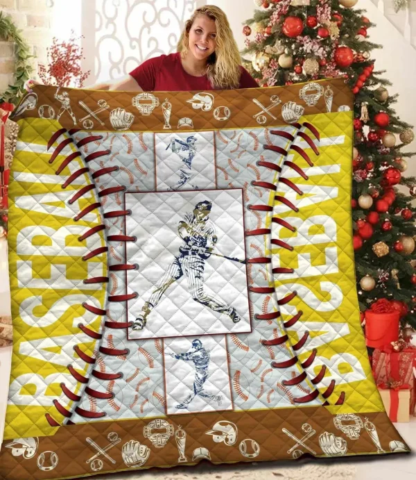 Baseball Jfj Quilt Nr and Home Decor