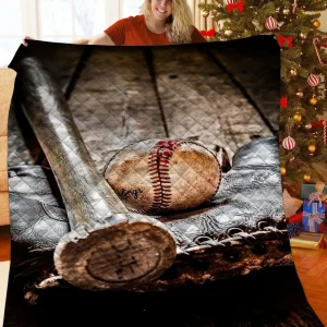 Baseball Jfj Quilt Tt and Home Decor