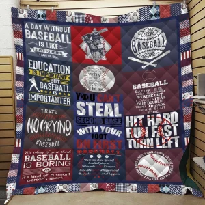 Baseball Jfj Quilt Xl and Home Decor