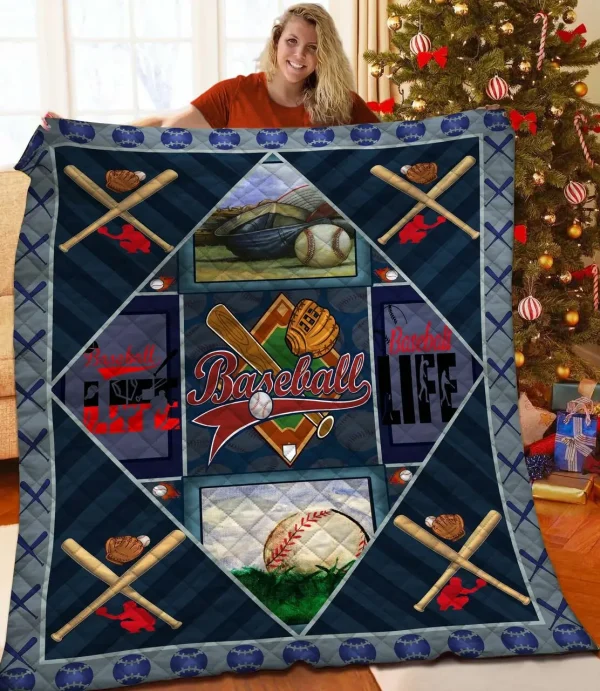 Baseball Jfj Quilt Xo and Home Decor