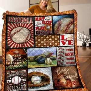 Baseball Quilt Blanket C9B240309HD and Home Decor