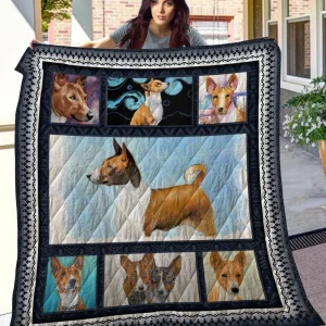 Basenji Jfj Quilt Ry and Home Decor