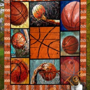 Basketball Blanket TH0207 Quilt and Home Decor