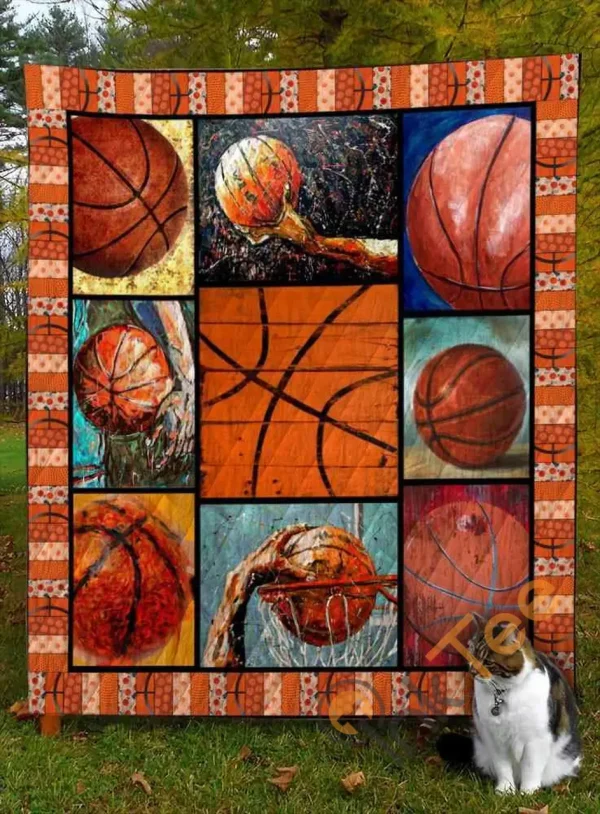 Basketball Blanket TH0207 Quilt and Home Decor