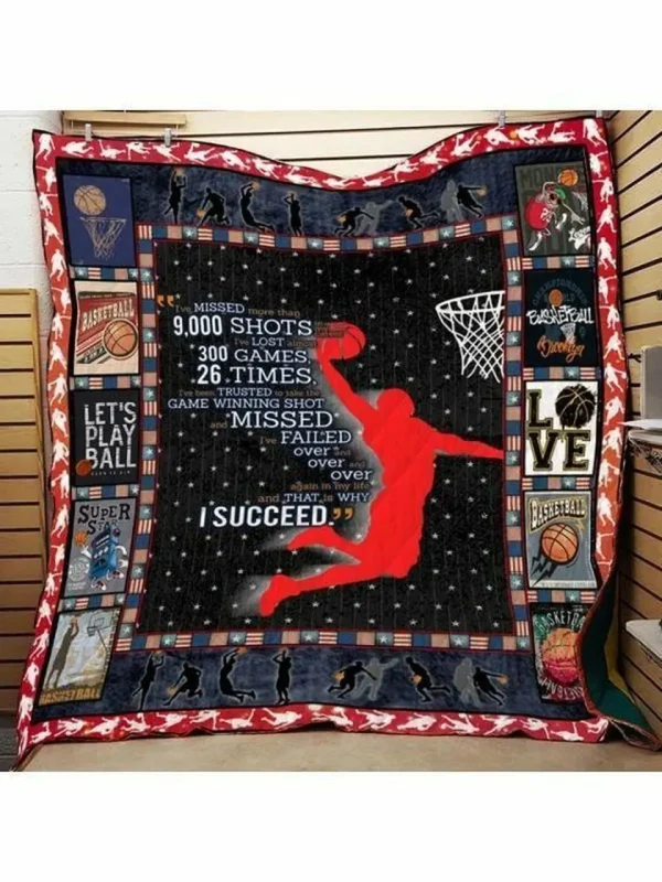 Basketball Clm0910011 Quilt Blanket and Home Decor