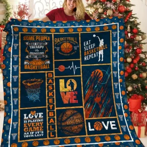 Basketball Jfj Quilt Ec and Home Decor