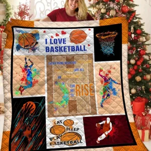 Basketball Jfj Quilt Fm and Home Decor