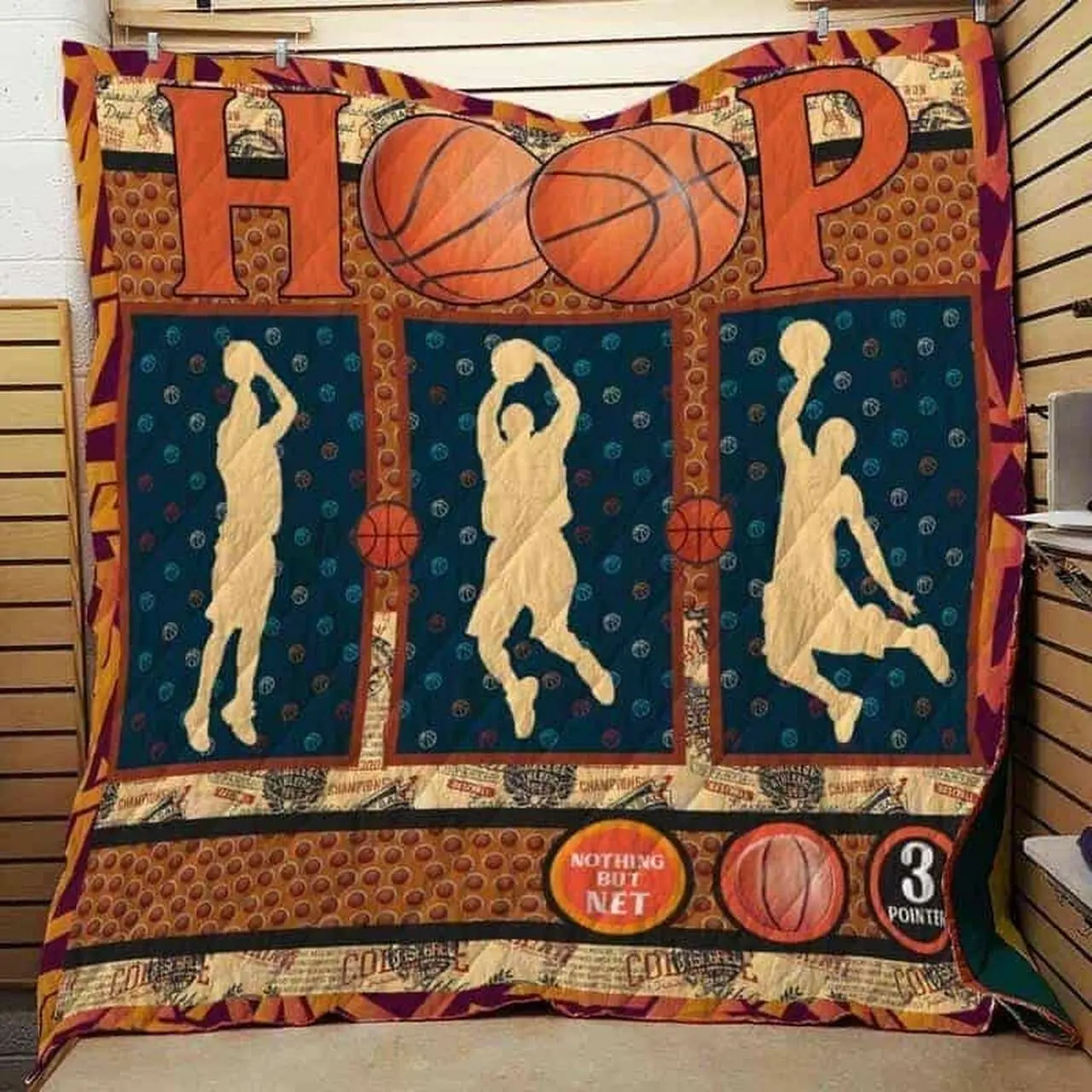 Basketball Quilt Blanket Dhc05021108Td and Home Decor