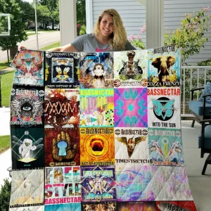 Bassnectar Quilt Blanket 02 and Home Decor