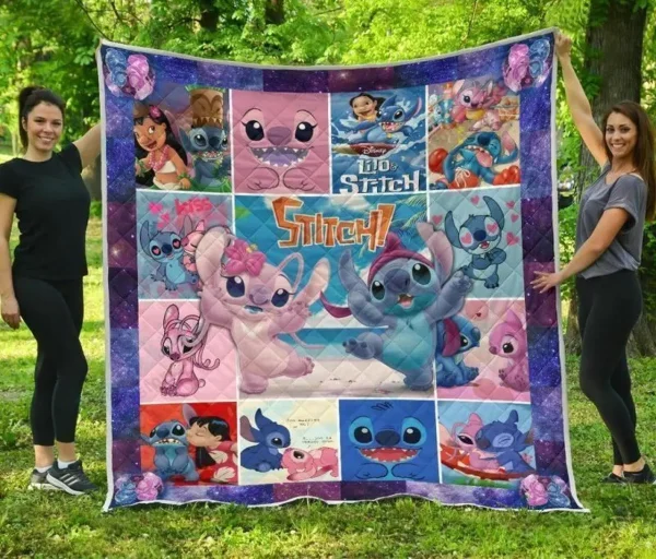 Bc Bc Lilo And Stitch Quilt Blanket and Home Decor