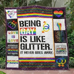 Bc Lgbt 5 Quilt Blanket and Home Decor