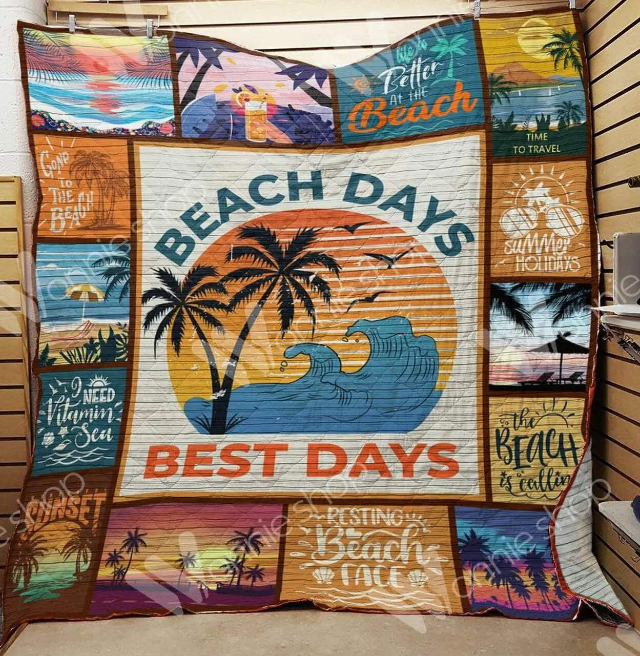 Beach6 M290709 Beach Quilt Blanket Quilt and Home Decor