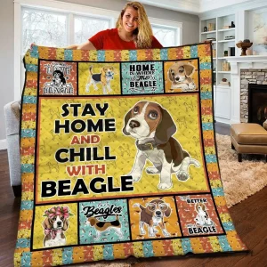 Beagle Quilt Blanket BBB080512HT and Home Decor