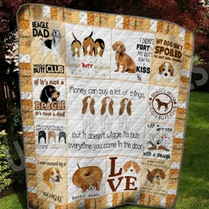 Beagle Quilt Blanket Dhc13121425Vt and Home Decor