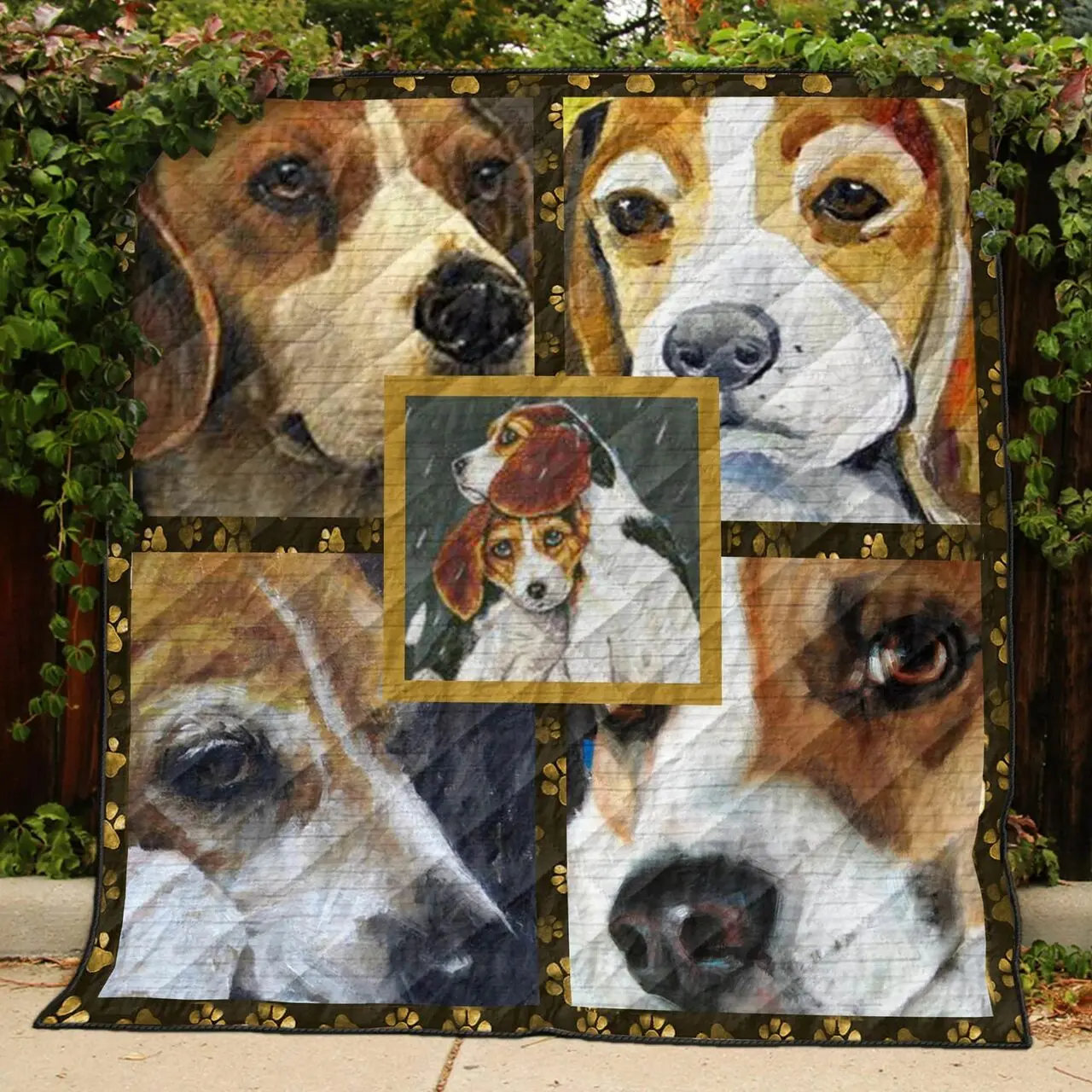 Beagle Vintage Beagle U Quilt Cd and Home Decor