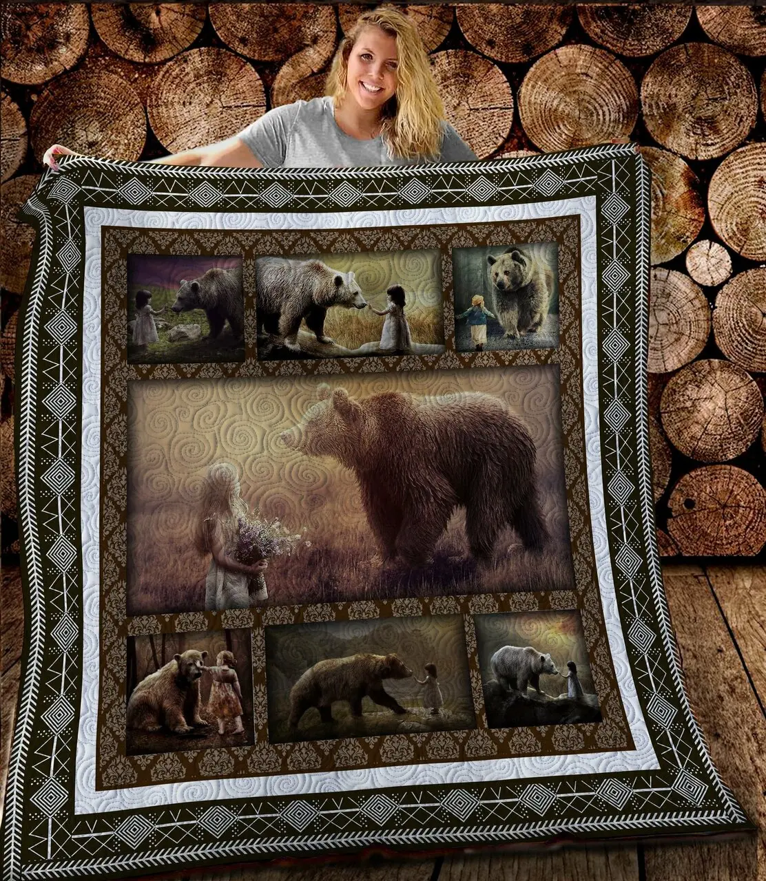 Bear Jfj Quilt Ke and Home Decor