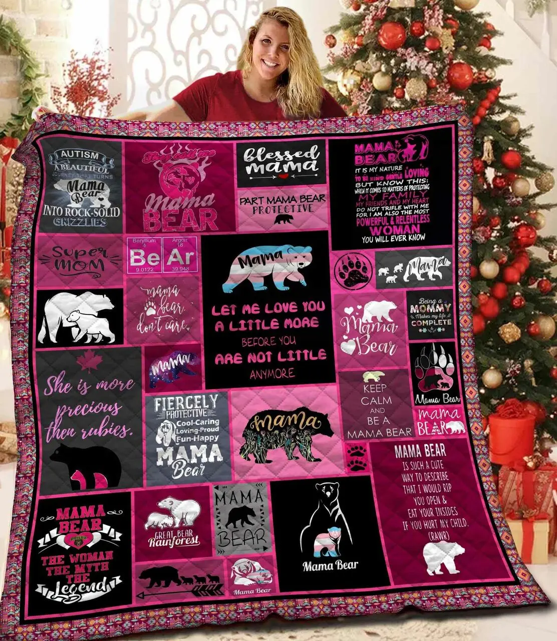 Bear Jfj Quilt Ky and Home Decor