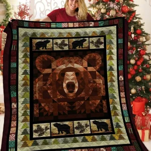 Bear Jfj Quilt Mz and Home Decor