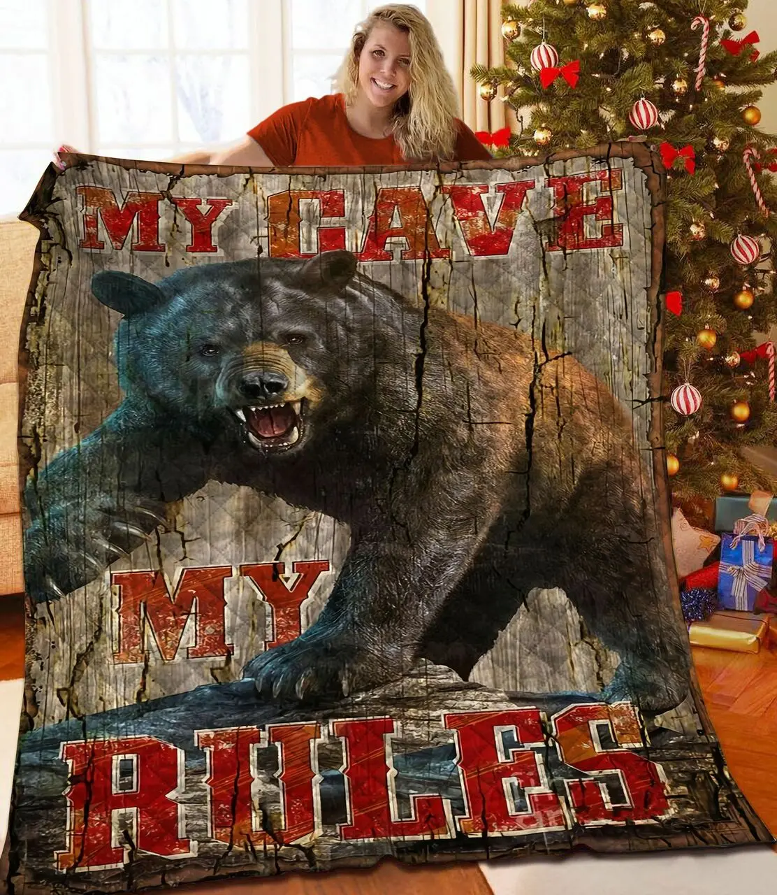 Bear Jfj Quilt Wx and Home Decor