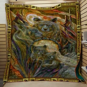Bear Quilt V7 and Home Decor
