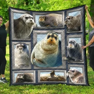 Bearded Seal Quilt Wl and Home Decor