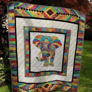 Beautiful Elephant Quilt Blanket Quilt and Home Decor