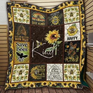 Bee Greatful NTTH011302 3D Customized Quilt and Home Decor