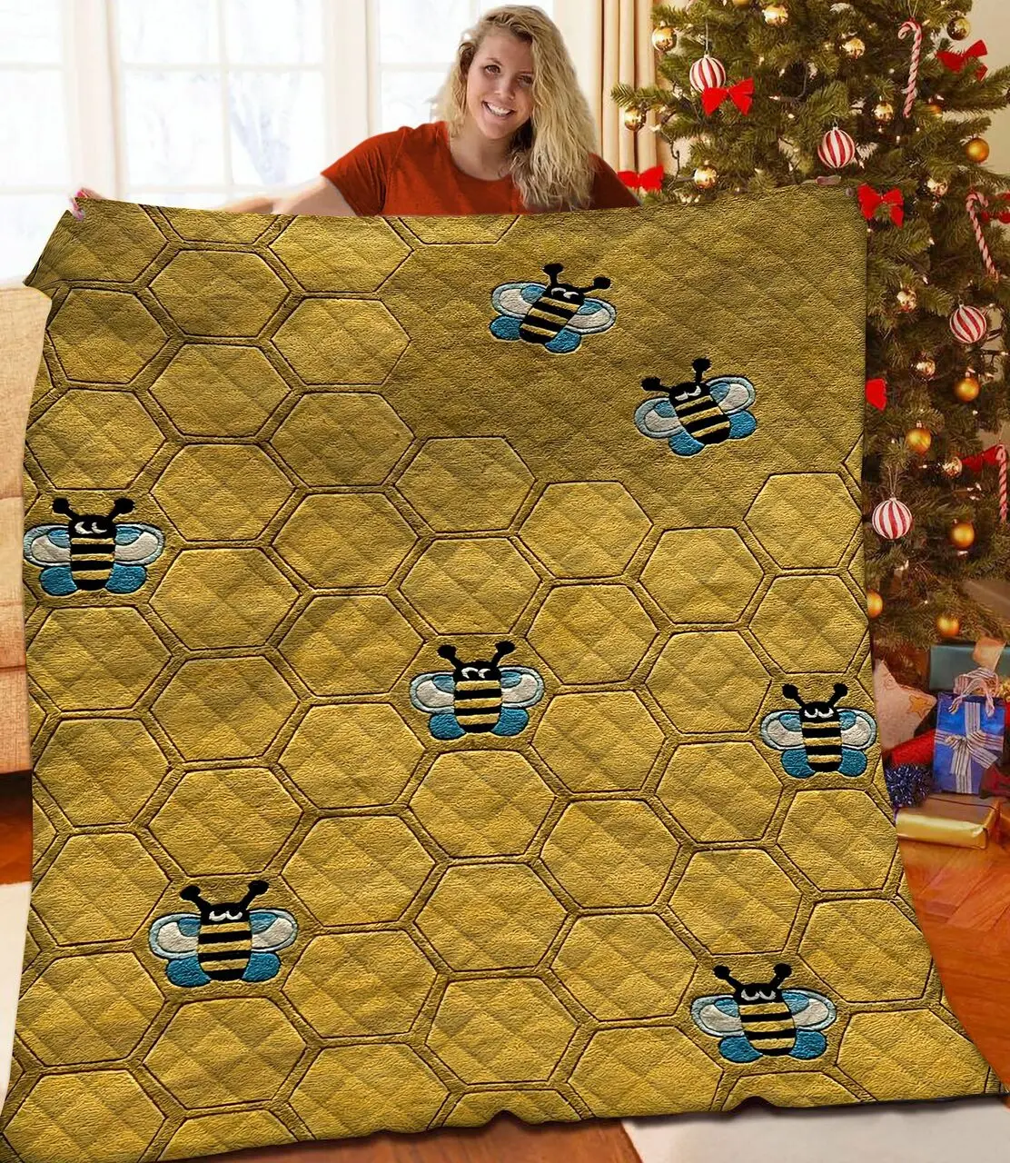 Bee Jfj Quilt Dy and Home Decor
