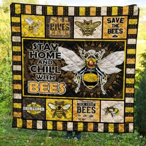 Bee Quilt Blanket BBB070510HT and Home Decor