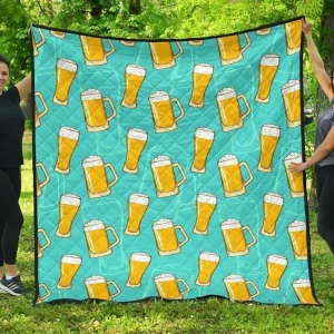 Beer Blue Hur Quilt un and Home Decor