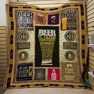 Beer Quilt and Home Decor