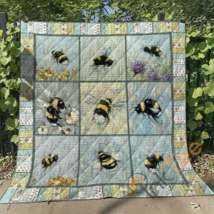 Bees Blanket TH2906 Quilt and Home Decor
