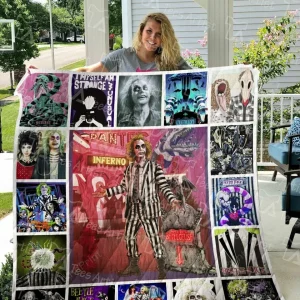 Beetlejuice Quilt Blanket 0696 and Home Decor