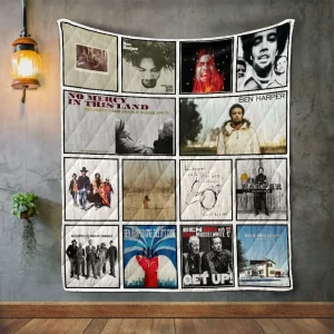 Ben Harper Album Covers Quilt Blanket and Home Decor