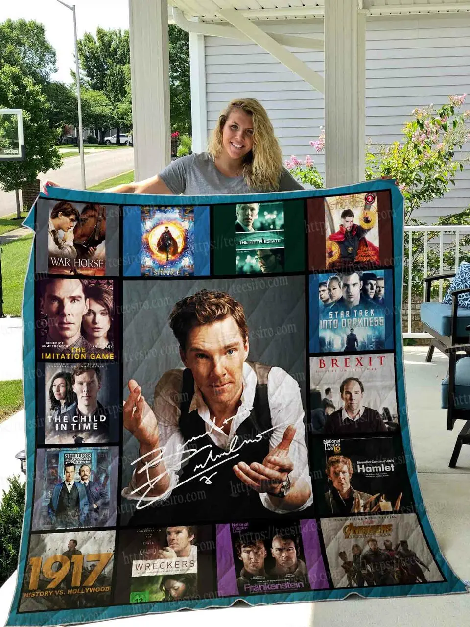 Benedict Cumberbatch Quilt Blanket 01 and Home Decor
