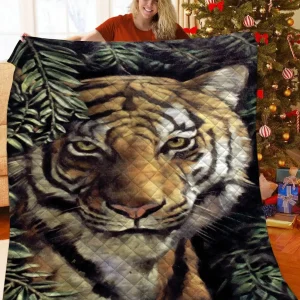 Bengal Tiger Jfj Quilt Qq and Home Decor