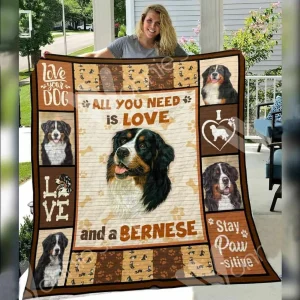 Bernese Mountain Dog Awesome E Quilt Derqsz and Home Decor