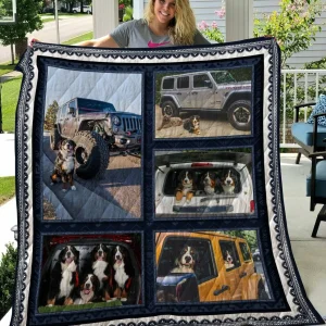 Bernese Mountain Dog Quilt and Home Decor