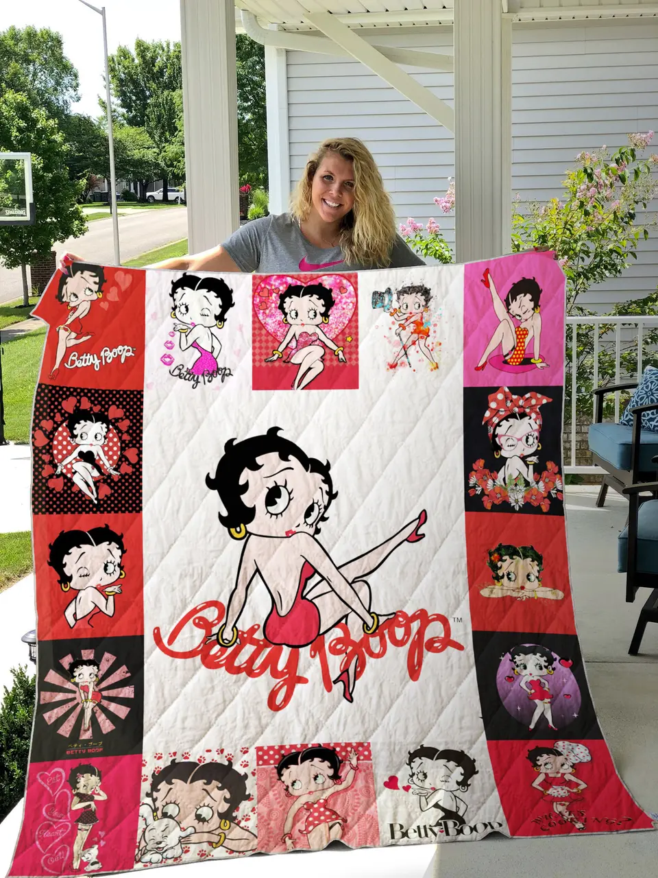 Betty Boop Quilt Blanket and Home Decor