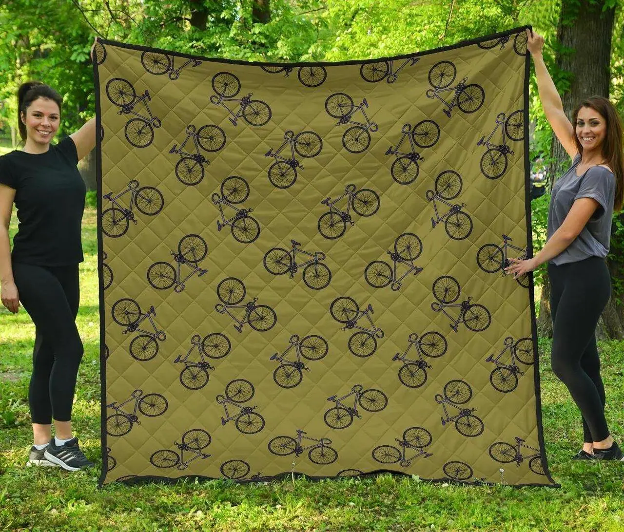 Bicycle Cl12100068Mdq Quilt Blanket and Home Decor