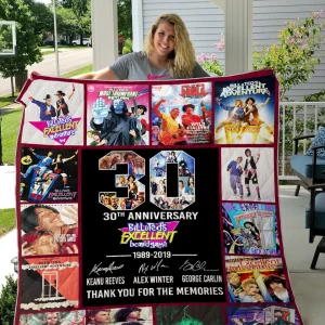 Bill And Ted H89 Quilt and Home Decor