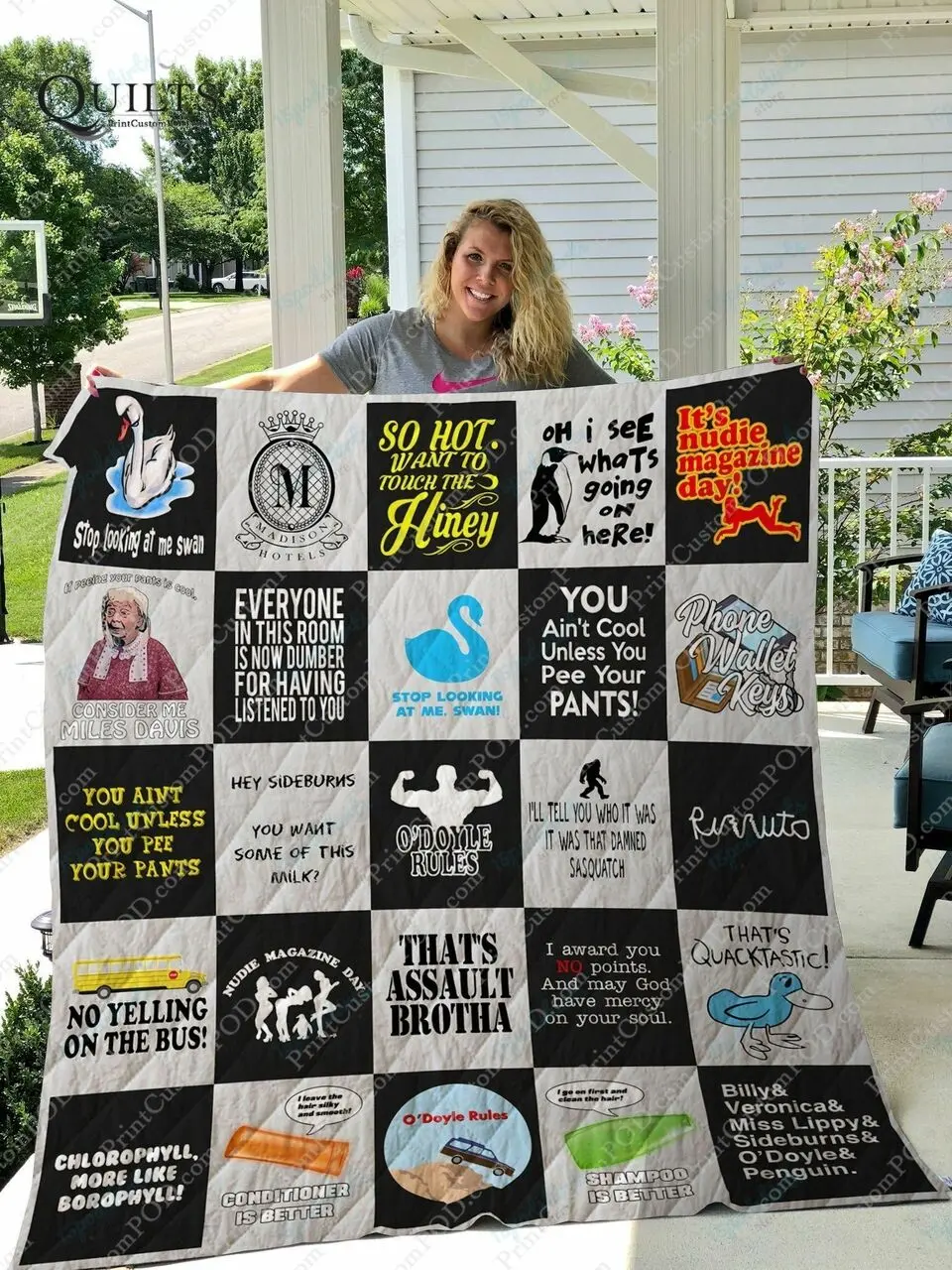Billy Madison Quilt Blanket Ver25 and Home Decor