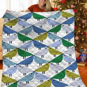 Bird Jfj Quilt Ec and Home Decor