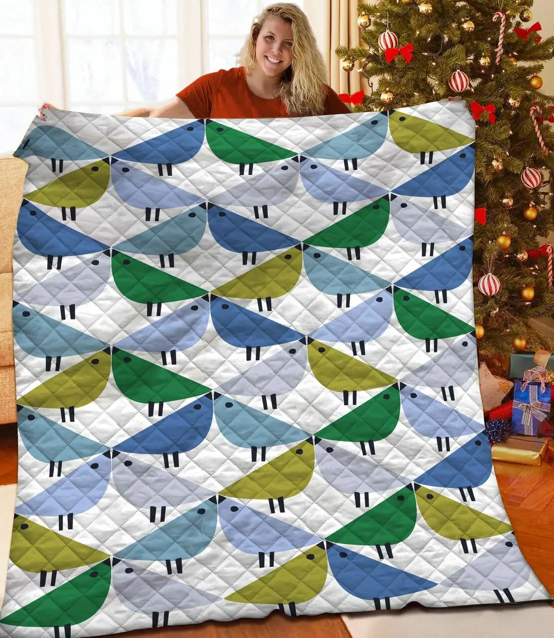 Bird Jfj Quilt Ec and Home Decor