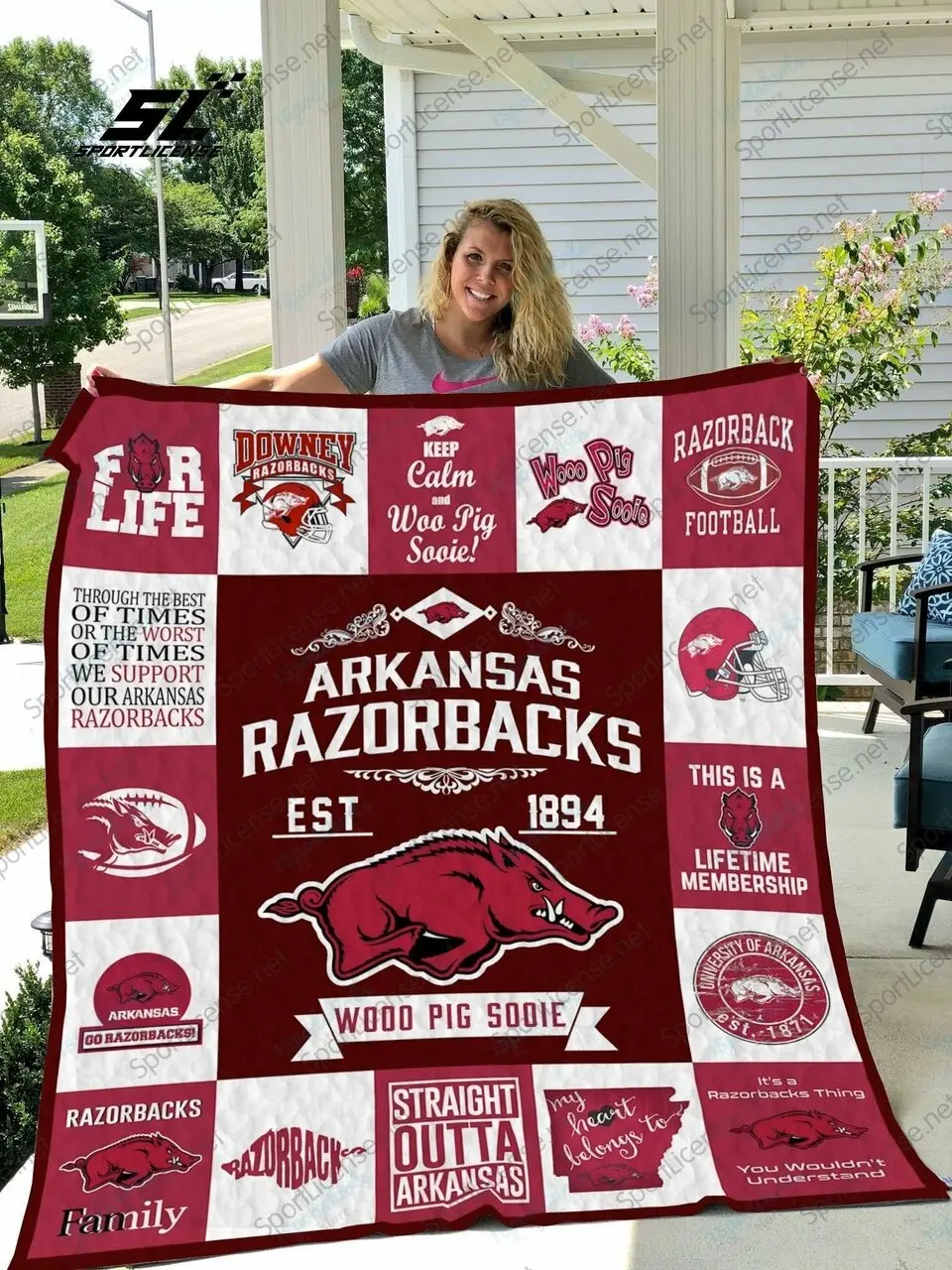 Bl Ar Quilt Blanket 01 and Home Decor