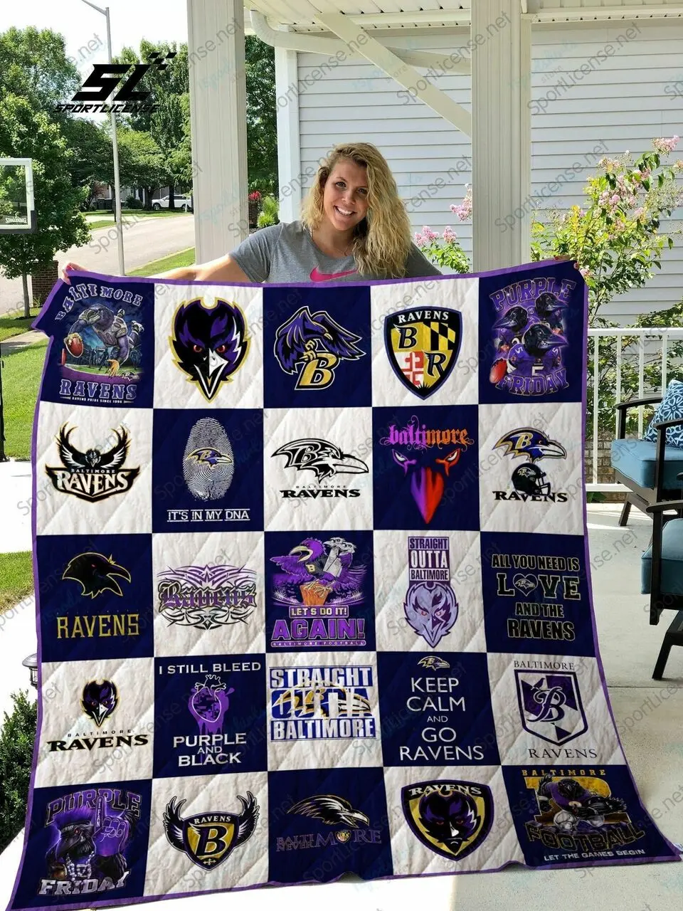 Bl Br Cb Quilt Blanket and Home Decor