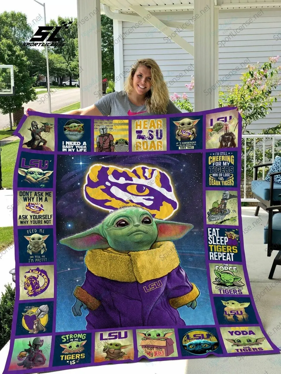 Bl By Lsu Quilt Blanket and Home Decor